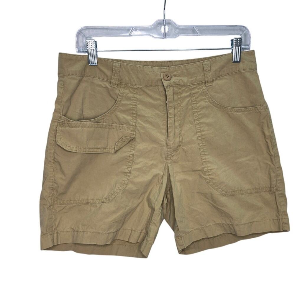 Columbia Sportswear Women’s Size 30 Khaki Hiking Cargo Shorts Outdoor Utility